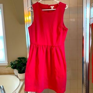 🎈Raspberry hot pink J Crew Dress 👗 🌺